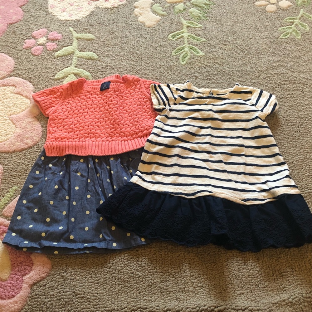 Two toddler GAP dresses 2T